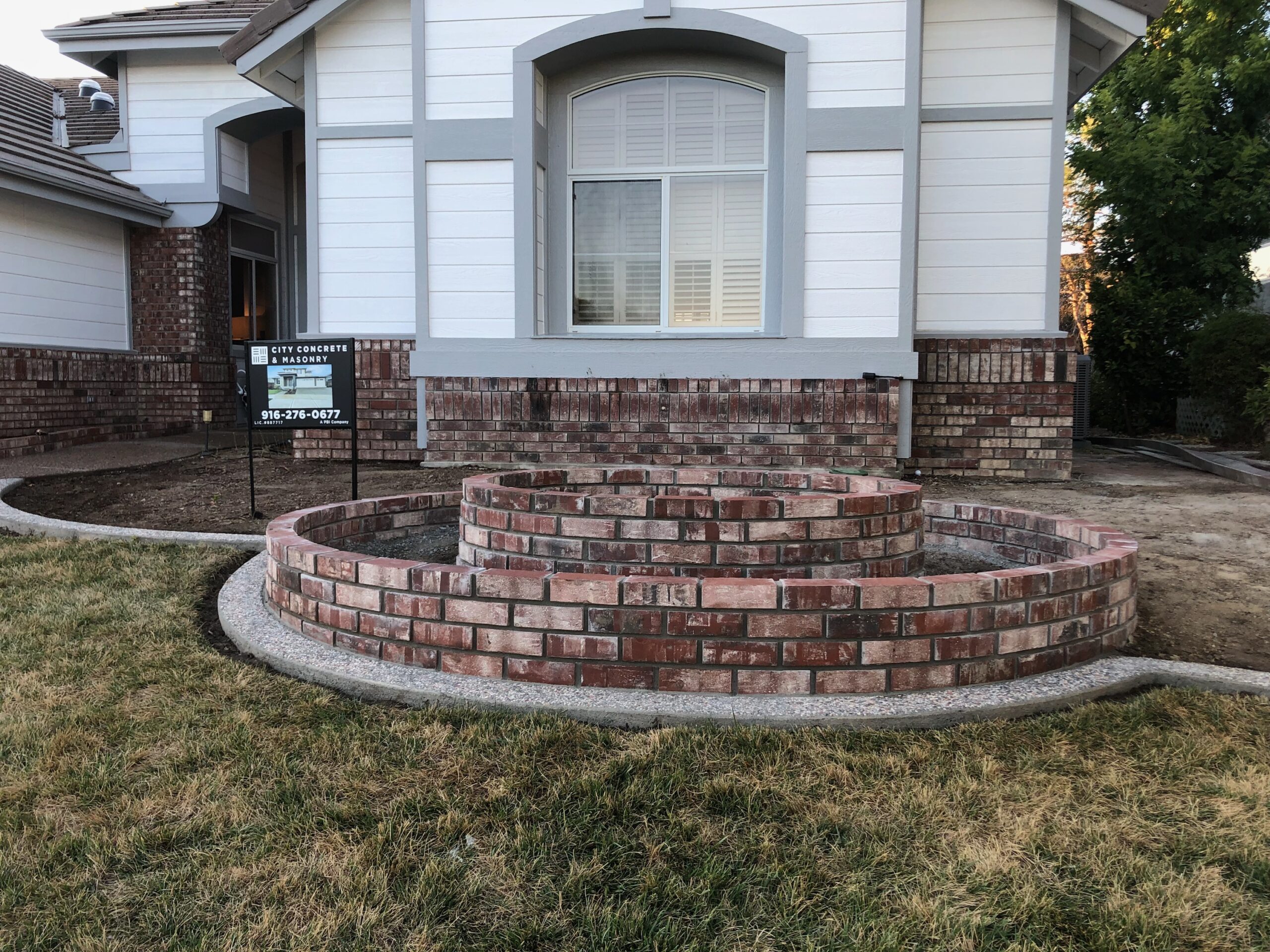 this is an image of brick masonry work in Diamond Bar