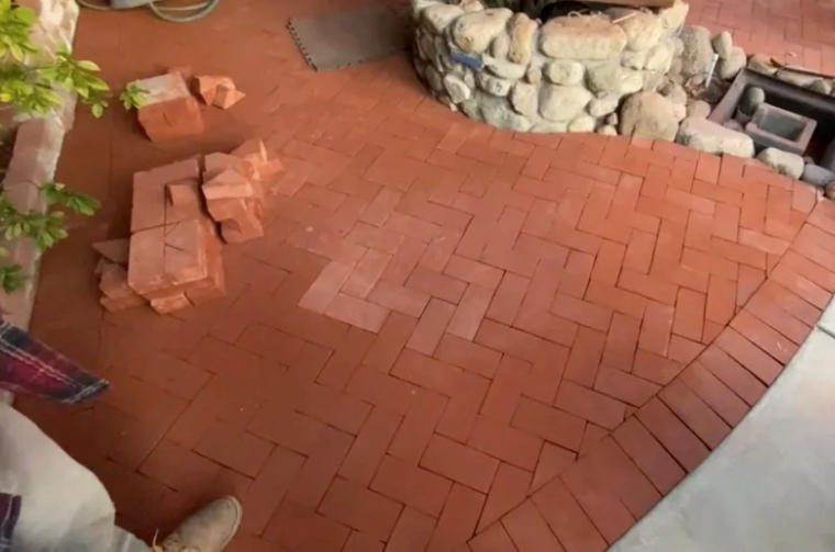 this image shows brick masonry in Diamond Bar, California