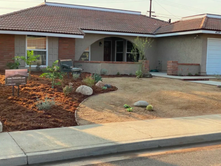 this image shows driveway in Diamond Bar, California
