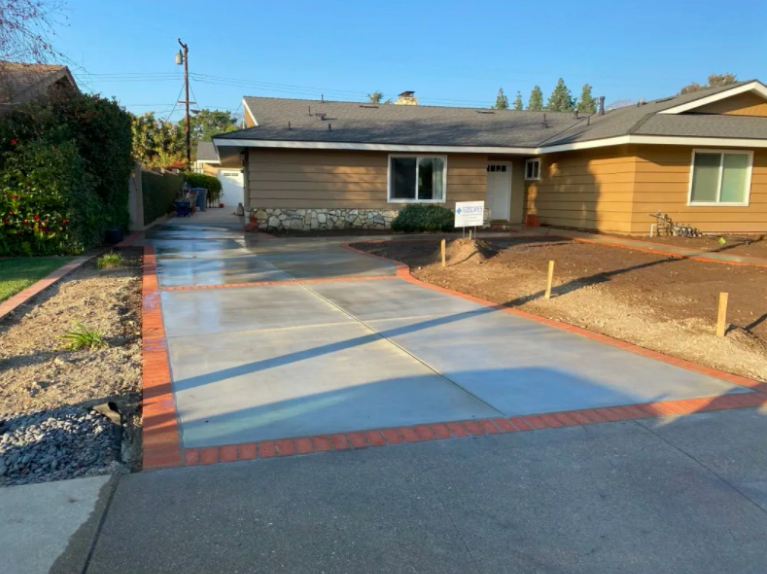 this image shows driveway in Diamond Bar, California